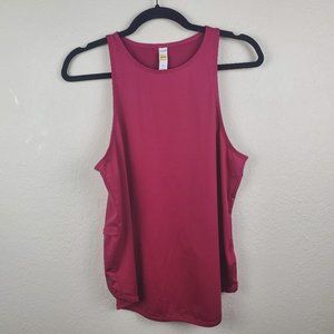 Lole Burgundy Basic Sleeveless Top Size Medium